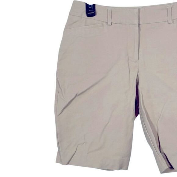 Apt. 9 Essentials Bermuda Shorts Khaki Size 8 — Classic Tan, 10" Inseam - Picture 3 of 10